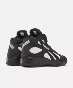 Slides | Reebok Slides Above The Rim Pump Vertical Shoes