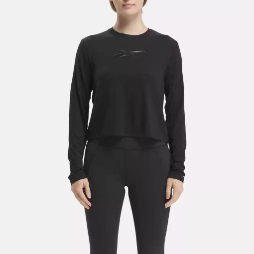 Tops & T-Shirts | Reebok Tops & T-Shirts Activchill+Dreamblend Long Sleeve T-Shirt