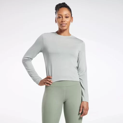 Tops & T-Shirts | Reebok Tops & T-Shirts Activchill+Dreamblend Long Sleeve T-Shirt