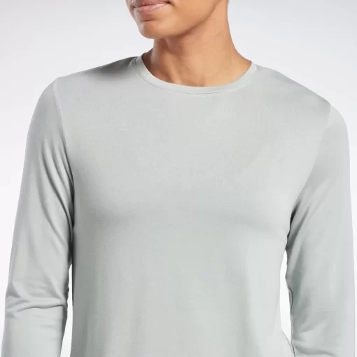 Tops & T-Shirts | Reebok Tops & T-Shirts Activchill+Dreamblend Long Sleeve T-Shirt