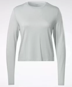 Tops & T-Shirts | Reebok Tops & T-Shirts Activchill+Dreamblend Long Sleeve T-Shirt