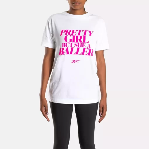 Tops & T-Shirts | Reebok Tops & T-Shirts Angel Pretty Baller T-Shirt