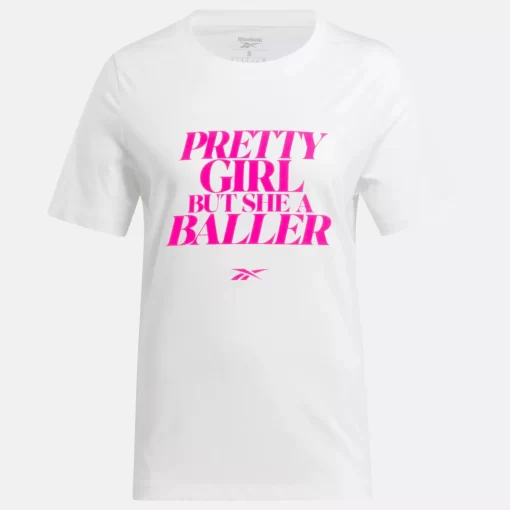 Tops & T-Shirts | Reebok Tops & T-Shirts Angel Pretty Baller T-Shirt