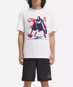 Tops & T-Shirts | Reebok Tops & T-Shirts Basketball Iverson Graphic T-Shirt