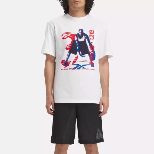 Tops & T-Shirts | Reebok Tops & T-Shirts Basketball Iverson Graphic T-Shirt