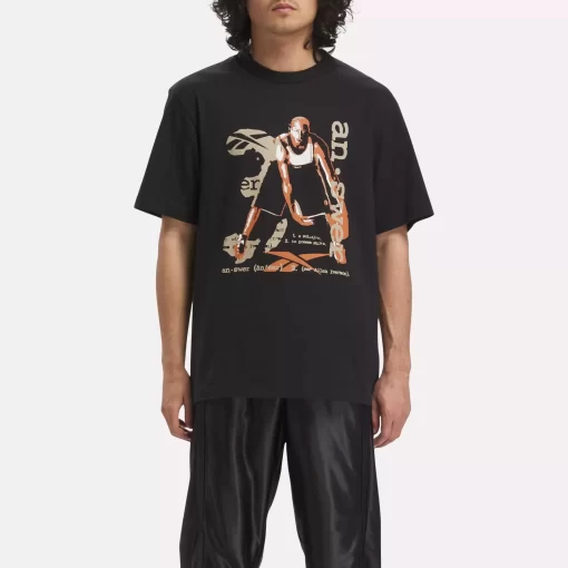 Tops & T-Shirts | Reebok Tops & T-Shirts Basketball Iverson Graphic T-Shirt