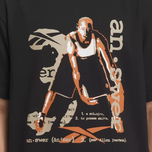 Tops & T-Shirts | Reebok Tops & T-Shirts Basketball Iverson Graphic T-Shirt