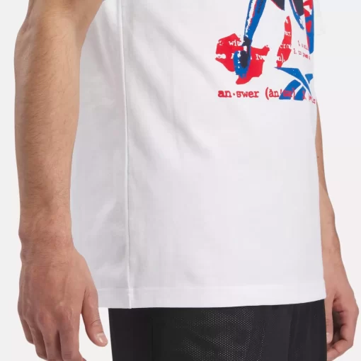 Tops & T-Shirts | Reebok Tops & T-Shirts Basketball Iverson Graphic T-Shirt