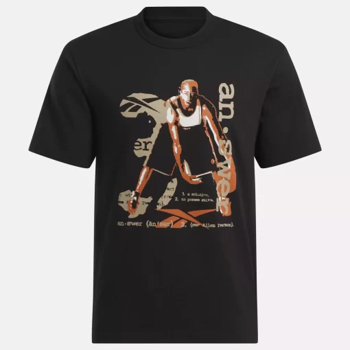 Tops & T-Shirts | Reebok Tops & T-Shirts Basketball Iverson Graphic T-Shirt