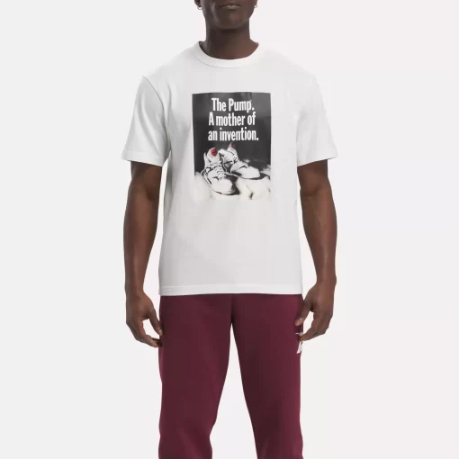 Tops & T-Shirts | Reebok Tops & T-Shirts Basketball Pump Graphic T-Shirt