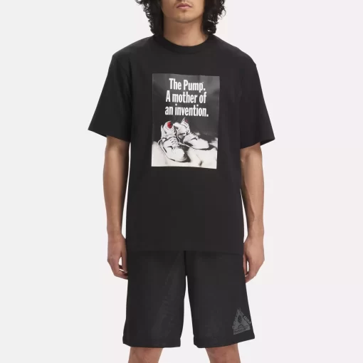 Tops & T-Shirts | Reebok Tops & T-Shirts Basketball Pump Graphic T-Shirt