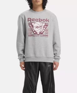 Hoodies & Sweatshirts | Reebok Hoodies & Sweatshirts Basketball Seasonal Crew Sweatshirt