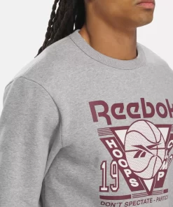 Hoodies & Sweatshirts | Reebok Hoodies & Sweatshirts Basketball Seasonal Crew Sweatshirt