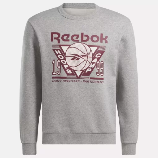 Hoodies & Sweatshirts | Reebok Hoodies & Sweatshirts Basketball Seasonal Crew Sweatshirt