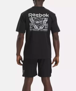 Tops & T-Shirts | Reebok Tops & T-Shirts Basketball Seasonal Graphic T-Shirt