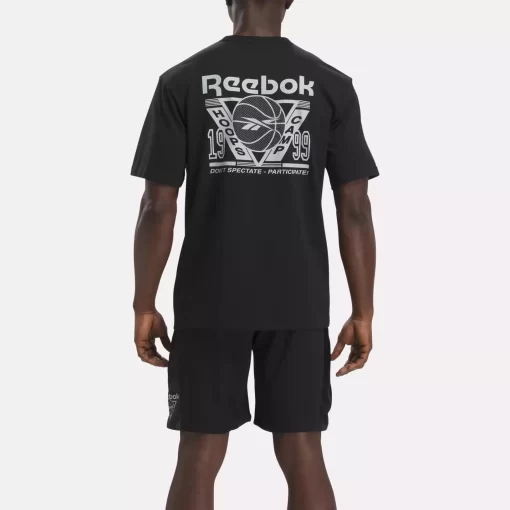 Tops & T-Shirts | Reebok Tops & T-Shirts Basketball Seasonal Graphic T-Shirt