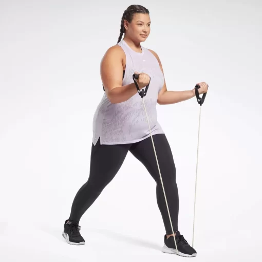 Tank Tops | Reebok Tank Tops Burnout Tank Top (Plus Size)