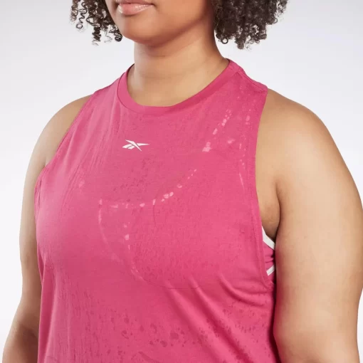 Tank Tops | Reebok Tank Tops Burnout Tank Top (Plus Size)