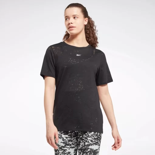 Tops & T-Shirts | Reebok Tops & T-Shirts Burnout T-Shirt