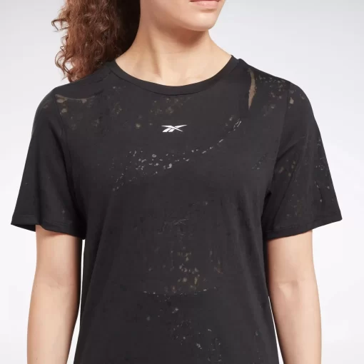 Tops & T-Shirts | Reebok Tops & T-Shirts Burnout T-Shirt