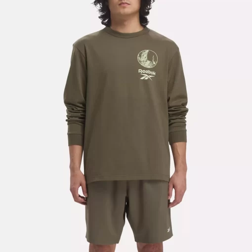 Tops & T-Shirts | Reebok Tops & T-Shirts Classics Adventure Long Sleeve T-Shirt