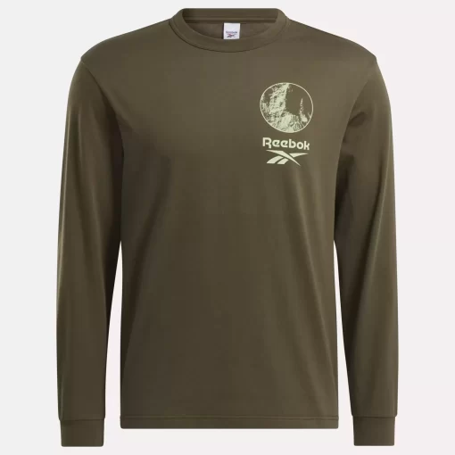 Tops & T-Shirts | Reebok Tops & T-Shirts Classics Adventure Long Sleeve T-Shirt