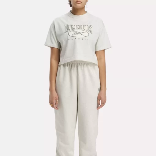 Loungewear | Reebok Loungewear Classics Archive Essentials Big Logo Crop T-Shirt