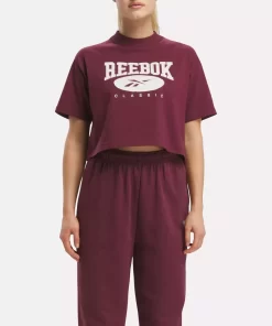 Loungewear | Reebok Loungewear Classics Archive Essentials Big Logo Crop T-Shirt