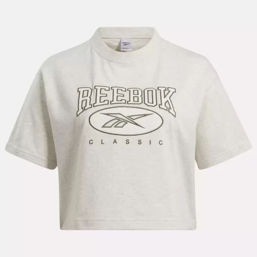 Loungewear | Reebok Loungewear Classics Archive Essentials Big Logo Crop T-Shirt