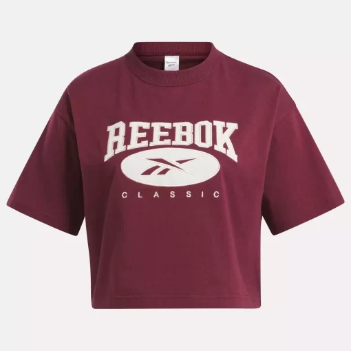 Loungewear | Reebok Loungewear Classics Archive Essentials Big Logo Crop T-Shirt