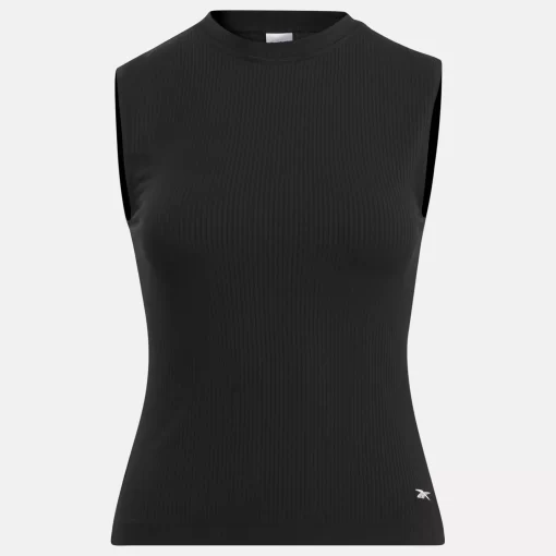 Tops & T-Shirts | Reebok Tops & T-Shirts Classics Wide Ribbed Tank Top