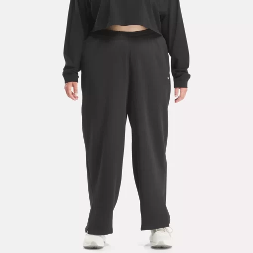 Loungewear | Reebok Loungewear Classics Wide Straight Leg Pants (Plus Size)