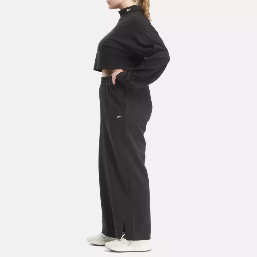 Loungewear | Reebok Loungewear Classics Wide Straight Leg Pants (Plus Size)