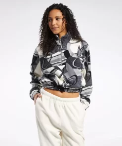 Hoodies & Sweatshirts | Reebok Hoodies & Sweatshirts Classics Winter Print Half-Zip Sweatshirt