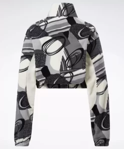 Hoodies & Sweatshirts | Reebok Hoodies & Sweatshirts Classics Winter Print Half-Zip Sweatshirt