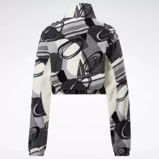 Hoodies & Sweatshirts | Reebok Hoodies & Sweatshirts Classics Winter Print Half-Zip Sweatshirt