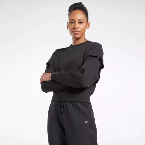 Hoodies & Sweatshirts | Reebok Hoodies & Sweatshirts Dreamblend Cotton Mid-Layer Top