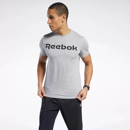 Tops & T-Shirts | Reebok Tops & T-Shirts Graphic Series Linear Logo Tee