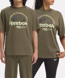 Tops & T-Shirts | Reebok Tops & T-Shirts Graphic Series Globe T-Shirt