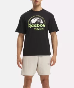 Tops & T-Shirts | Reebok Tops & T-Shirts Graphic Series Globe T-Shirt