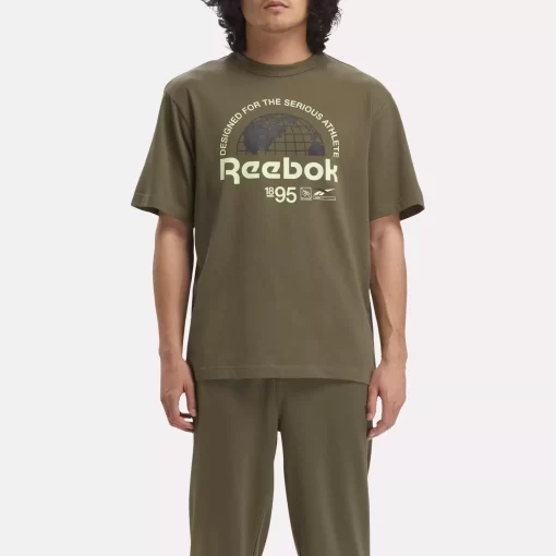 Tops & T-Shirts | Reebok Tops & T-Shirts Graphic Series Globe T-Shirt