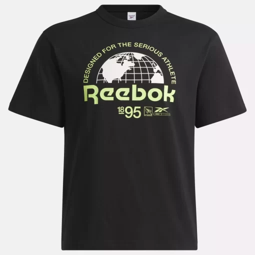 Tops & T-Shirts | Reebok Tops & T-Shirts Graphic Series Globe T-Shirt