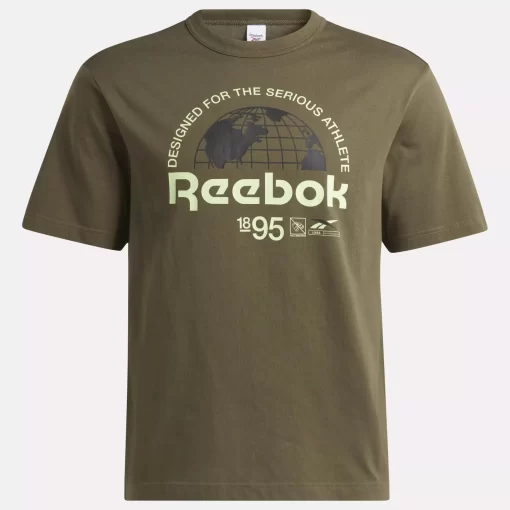 Tops & T-Shirts | Reebok Tops & T-Shirts Graphic Series Globe T-Shirt