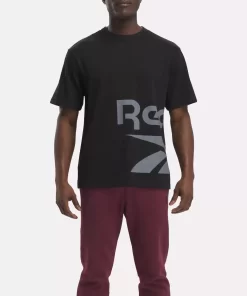 Tops & T-Shirts | Reebok Tops & T-Shirts Graphic Series Side Vector T-Shirt