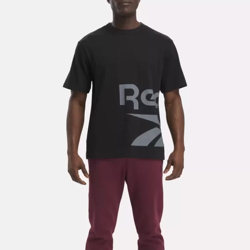 Tops & T-Shirts | Reebok Tops & T-Shirts Graphic Series Side Vector T-Shirt