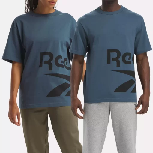 Tops & T-Shirts | Reebok Tops & T-Shirts Graphic Series Side Vector T-Shirt