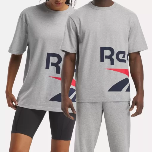 Tops & T-Shirts | Reebok Tops & T-Shirts Graphic Series Side Vector T-Shirt