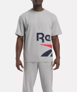 Tops & T-Shirts | Reebok Tops & T-Shirts Graphic Series Side Vector T-Shirt