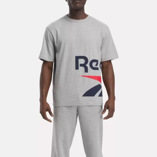 Tops & T-Shirts | Reebok Tops & T-Shirts Graphic Series Side Vector T-Shirt