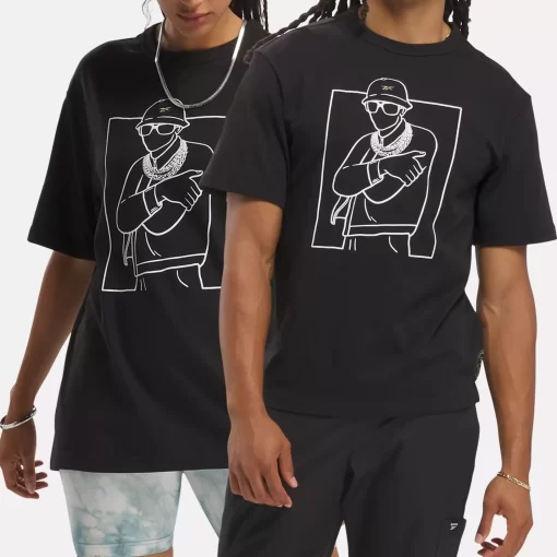 Tops & T-Shirts | Reebok Tops & T-Shirts Hip Hop B-Boy Pose T-Shirt